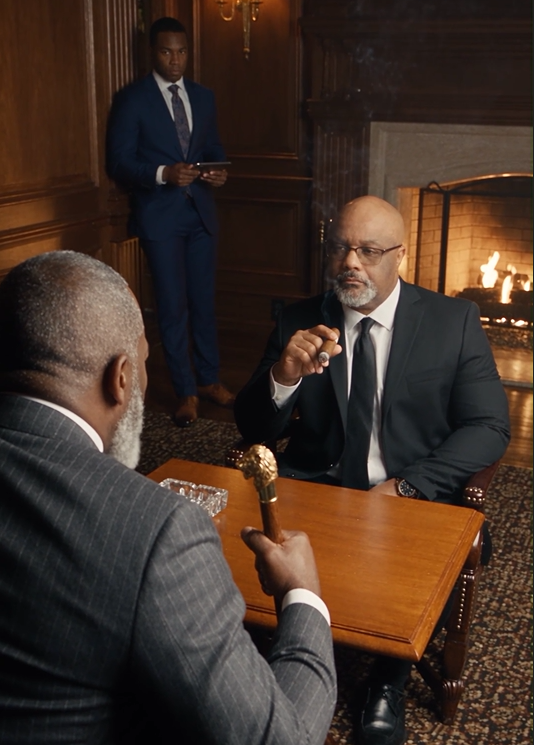 Scene from The Financial Godfather
