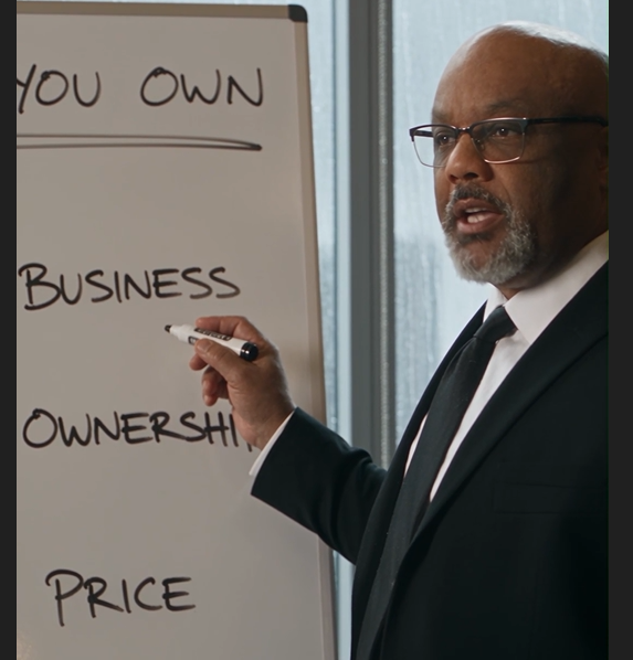 Scene from The Financial Godfather